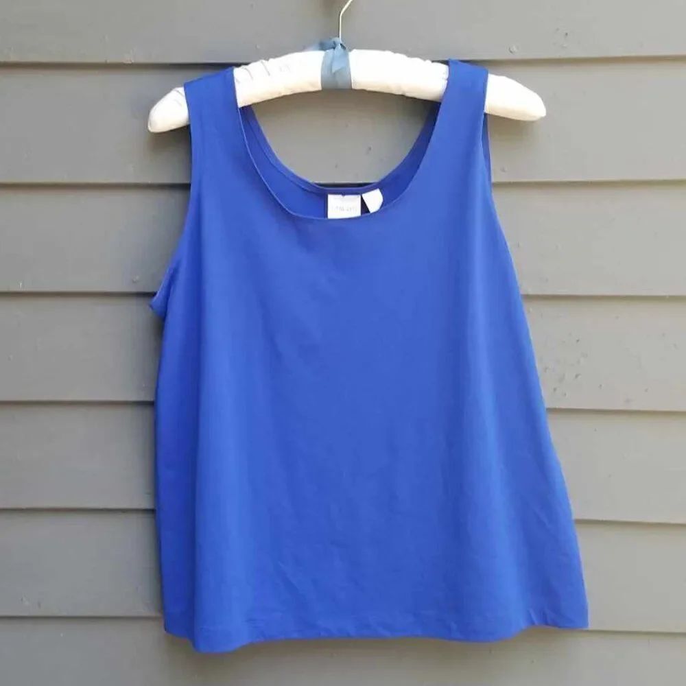 Chicos Blue Tank Top size 3 - Picture 9 of 9